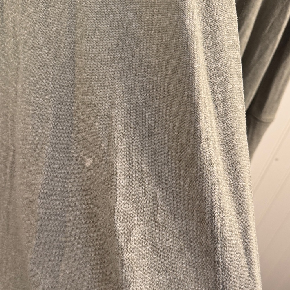 Athleta Light Green Hooded Long Sleeve Midi Cardigan Side Slit Thumb Hole Large - Picture 4 of 11